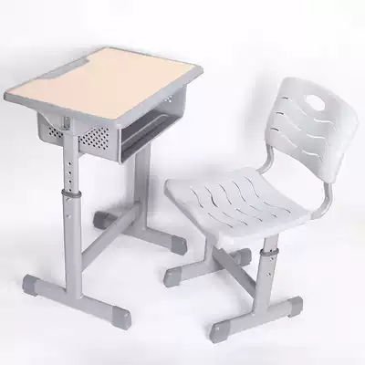 Factory direct supply of primary and secondary school students school desk training counseling class ABS plastic high-grade learning desks and chairs