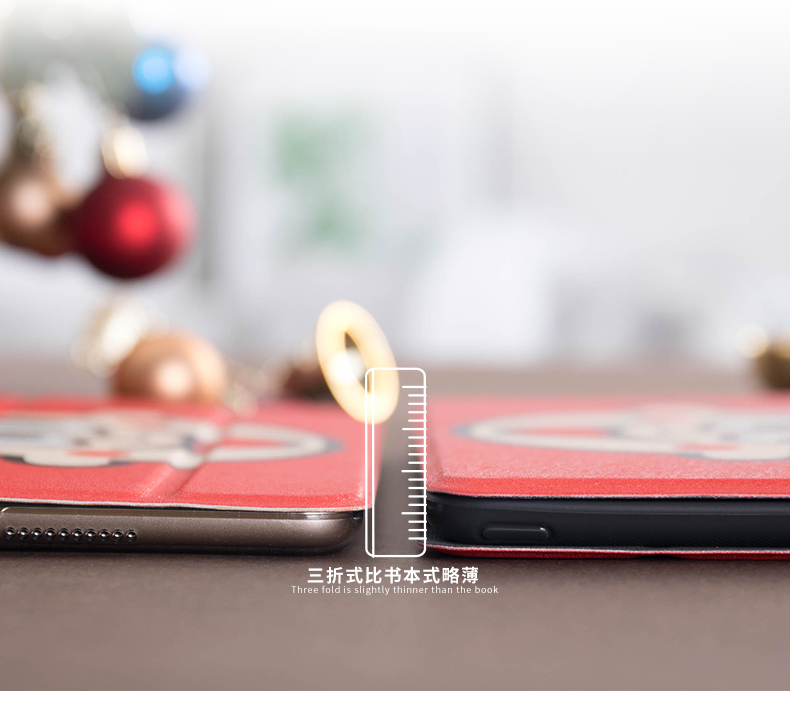 Ipad2018 vỏ bảo vệ mới pro11air3 năm mới 9,7 inch hoạt hình chống vỡ mini 2 vỏ lễ hội mini5 2019air10.5 siêu mỏng Máy tính bảng Apple ngủ chống da rơi - Phụ kiện máy tính bảng bàn phím ipad air 2