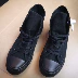 Converse Converse classic Allstar màu đen cao và giày vải thấp cho nam và nữ 1z635 1z588 giày thể thao juno Plimsolls