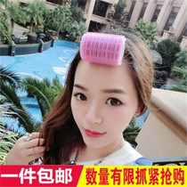 Korean air bangs clip curly hair artifact bangs self-adhesive hair curls eight-character flow Sea inside buckle hair curling hairdressing tool