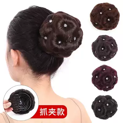 High temperature jia fa si claw hair sandwiched hua bao tou gripper ball head jia fa bao bride hair costume Hairband