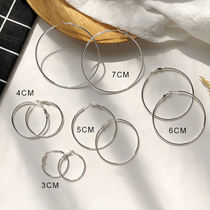 European and American celebrities with fashion Joker exaggerated sexy nightclub personality Big Earrings big ring ring ring earrings