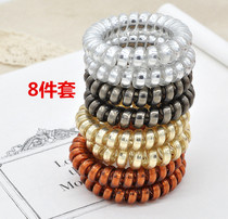 Telephone line Hairband thin Korean hair rope no trace head rope adult wire simple rubber band hipster female