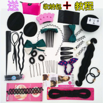 Hundred fluffy ball head curler set flower hair artifact lazy hair styling tool braid hair styling tool braid