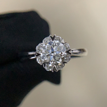 1 24 karat FG color SI clarity VG cut natural diamond ring 18K gold diamond gold real diamonds can be re-inspection