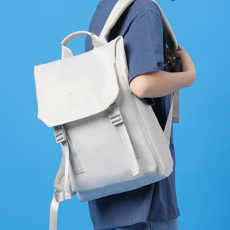 Suitable for Lenovo 15 Dell 15 6 inch Xiaoxin 14 casual new fashion student bag travel bag Korean version of the simple wild airbag can be shoulder or shoulder laptop bag