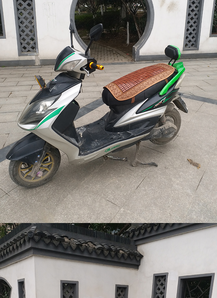 Xe máy điện chống nắng mat bóng đệm mùa hè thoáng khí pin xe mat không thấm nước mat mat phổ ghế - Đệm xe máy bọc yên xe máy