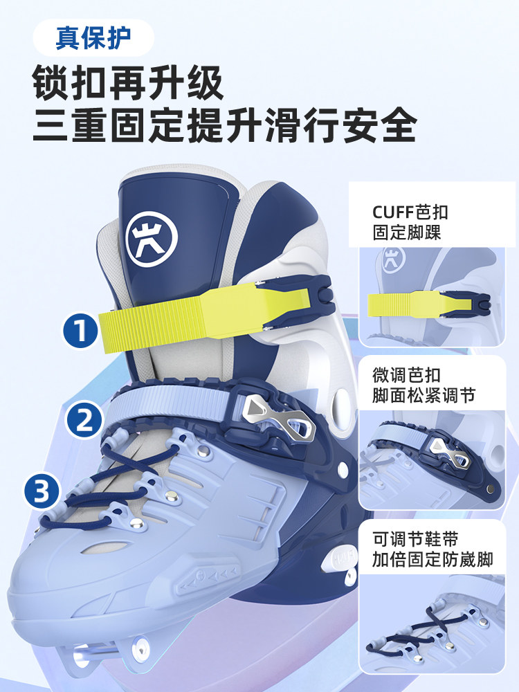 Roller Skates for Boys, Roller Shoes for Children, Beginner Professional Skates for Boys and Girls Aged 6-12, Roller Skating