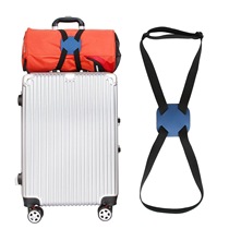 Suitcase binding strap cross safety fixed packing strap multifunctional luggage trolley case tie buckle elastic rope