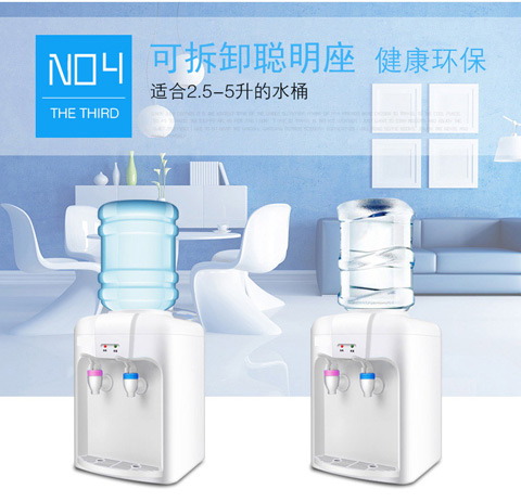 Máy lọc nước mini nhà nhỏ để bàn ấm áp và đáng yêu, nóng và lạnh, ký túc xá sinh viên khách sạn Nongfu Spring Yibao 4L - Nước quả máy lọc nước panasonic tk as46