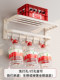 Cream-Colored Towel Rack, No-Drill Bathroom Storage Rack, Integrated Bathroom Toilet Washroom Space Aluminum Towel Rack