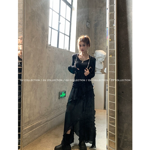 GV Dabai GE стиль Diablo Модная скольжение нерегулярная марля