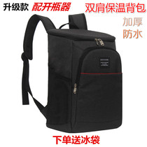 Insulation backpack backpack backpack thick fresh-keeping refrigerated ice bag small ice bag picnic bag outdoor delivery box Bento bag