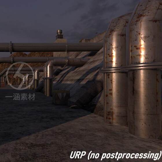 Unity3D Realistic Hydroelectric Power Station Dam Scene Model Shooting Game Hydropower Station