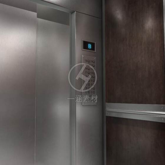 Unity3D Elevator Model with Script for Door Opening Animation