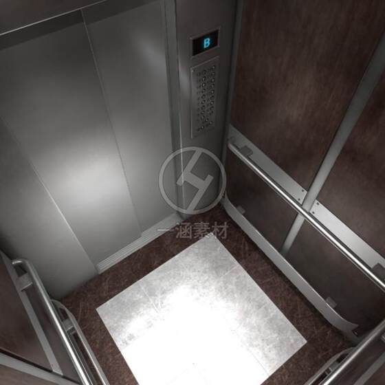 Unity3D Elevator Model with Script for Door Opening Animation
