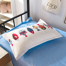 Cartoon cotton pillowcase a 48*74 pillowcase student dormitory cotton single pillowcase single Summer 1
