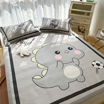 Net red mat 18 m bed folding ice silk mat three-piece set 1 5 m summer single double air conditioning soft mat