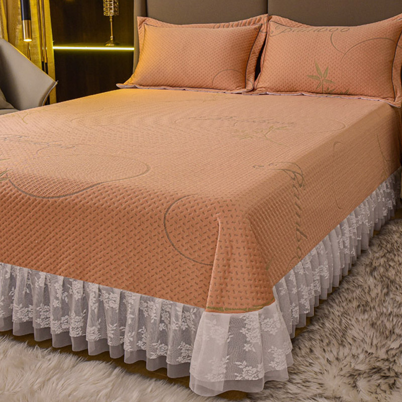 Bed dress Ice mat Ice mat washable washable with three sets of air conditioning Soft mattresses Home Summer Machine washable bed linen
