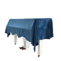 The Enlighting Minimalist Modern Triangle Piano Cloak Frosted Triangle Piano Hood Triangle Piano Cover Cloth Piano Cover Dust Resistant.