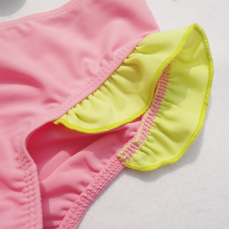Golden Fruit Yiyi Kids Bikini Ba mảnh cho trẻ em Bộ đồ bơi chia mũ bơi Bộ đồ bơi cho bé gái đồ bơi bé trai
