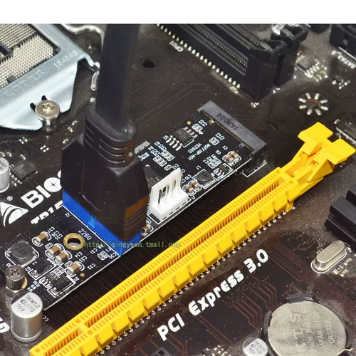 M.2 ngff к USB3.0 Фронта 19 -пин -карта 2 Расширенная карта до малого 4PIN, чтобы забрать электричество