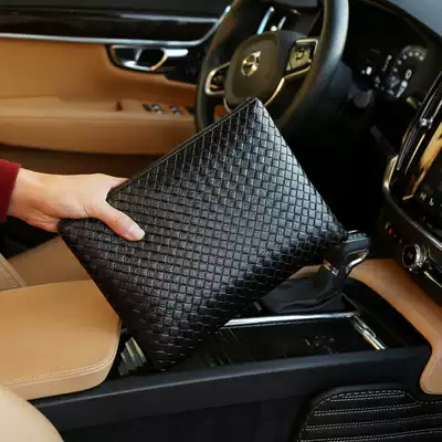 Hong Kong I TGREG men's handbags business casual men's bags fashion European and American envelope woven wallets