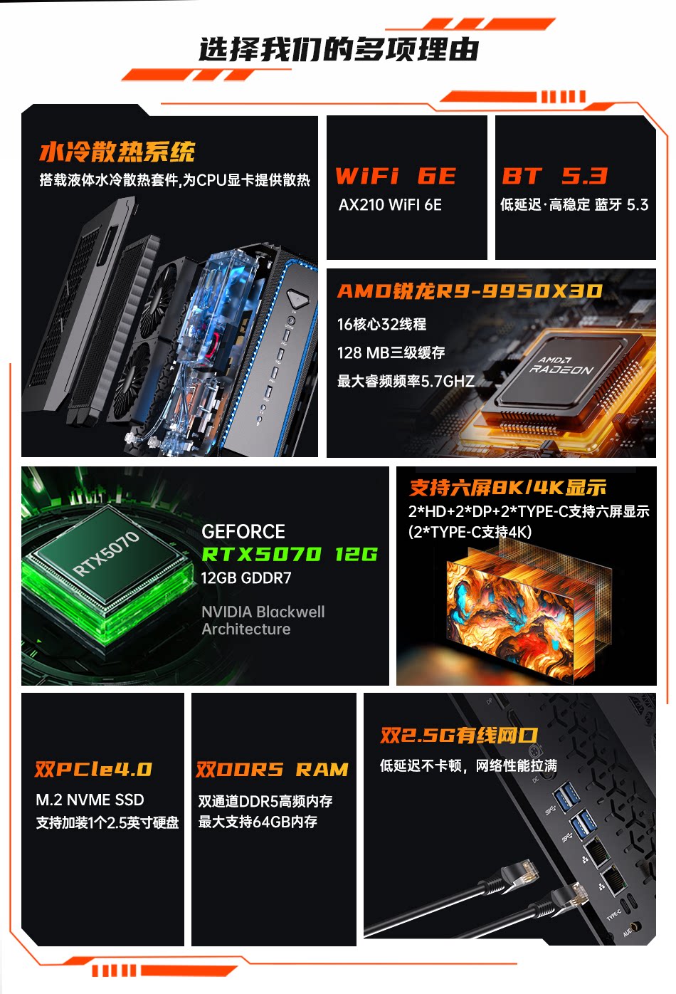 Игровой компьютер MSEcore R7-9800X3D RTX4070 16GB 512GB