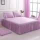 Bedspread giường váy một mảnh rắn trượt bông xù ren 1.2 / 1.5m1.8 m giường bảo vệ - Váy Petti