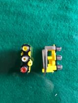 RCA-313 co-core mother seat 3-hole side inserted audio sound power amplifier connector AV3-8 4-13 lotus socket