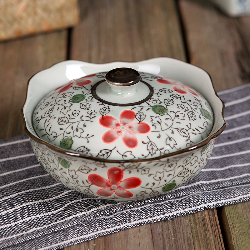 Japanese ceramics tableware bowls 5.5 inch rice bowls tureen steaming bowl and wind dense eggs bowl bowl bowl of stew