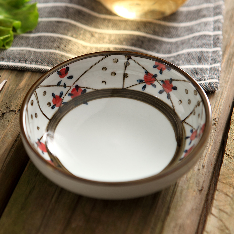 Japanese dip creative little dish suits for ipads plate of household snack dishes butterfly small plate ceramic plate