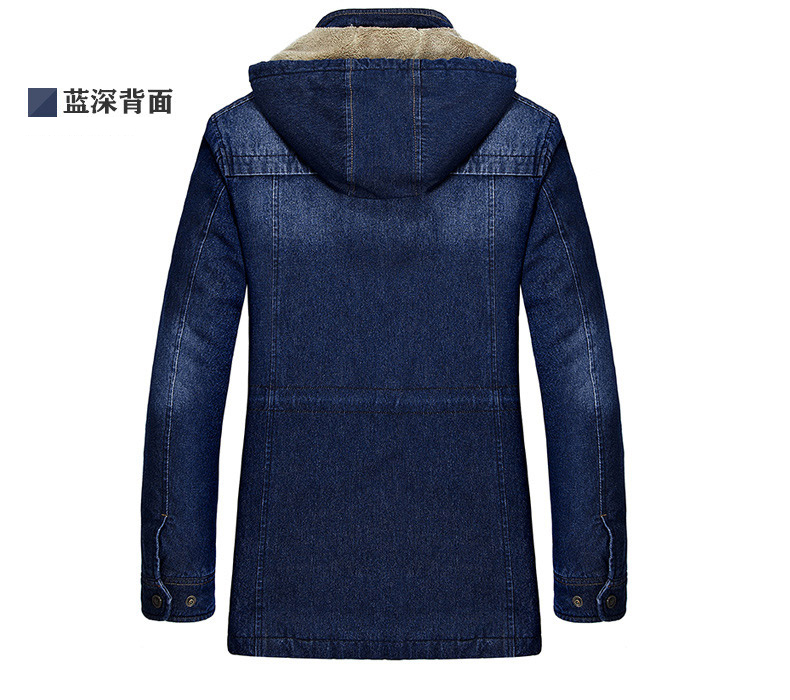 2017 new coat nam mùa đông cộng với nhung dày bông chăn thanh niên triều phù hợp với nam giới bông độn coat nam phần dài