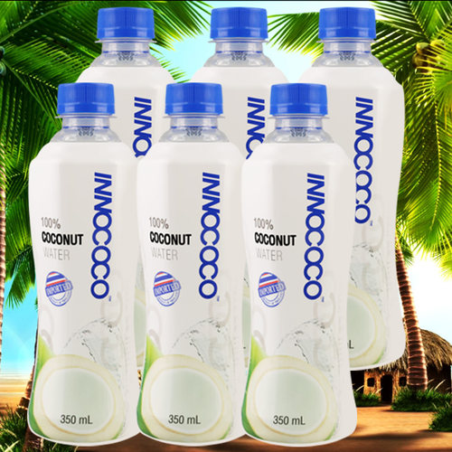 泰国进口 INNOCOCO一诺可可 新鲜天然椰子水饮料350ml*6瓶