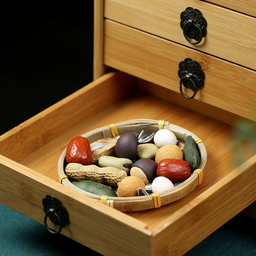 [Чанг Тао] Иксинг ручной работы с пурпурным песчаным чайником может играть в личность творческие красные свидания Longan Fruit Plate