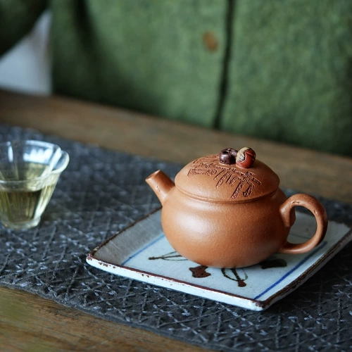 [Changtao] yixing Zisha Pot Ручная работа с высоким уровнем литературы.