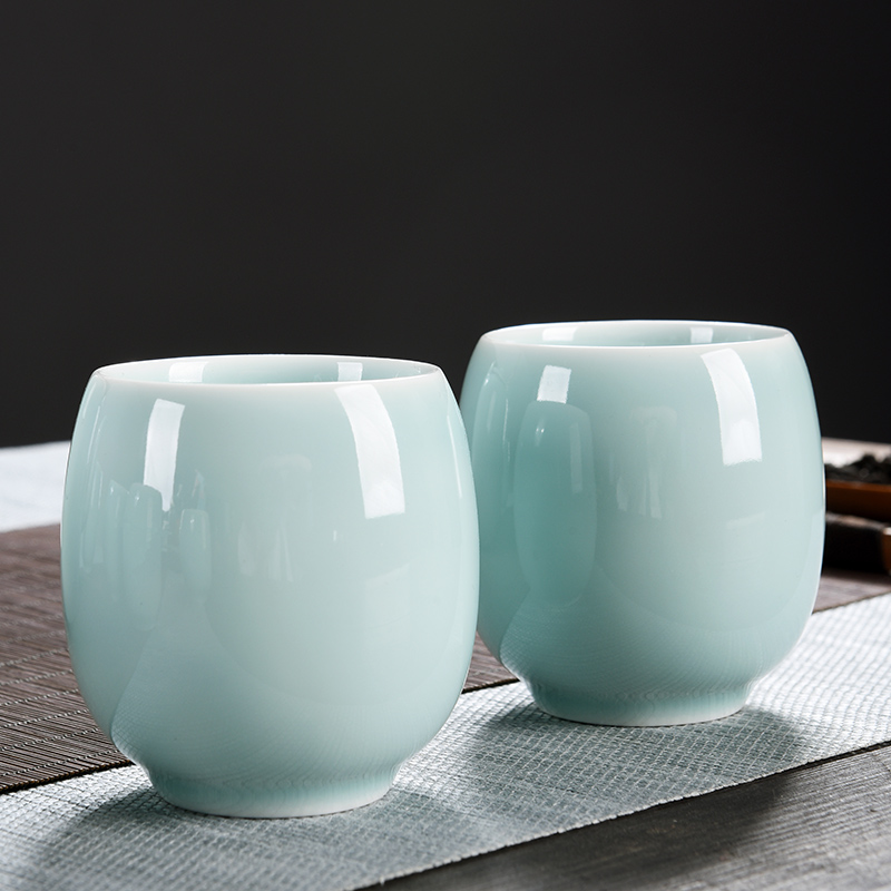 Beauty cabinet celadon girder pot a pot of six cups of high - capacity kung fu tea set suit household teapot teacup belt filter