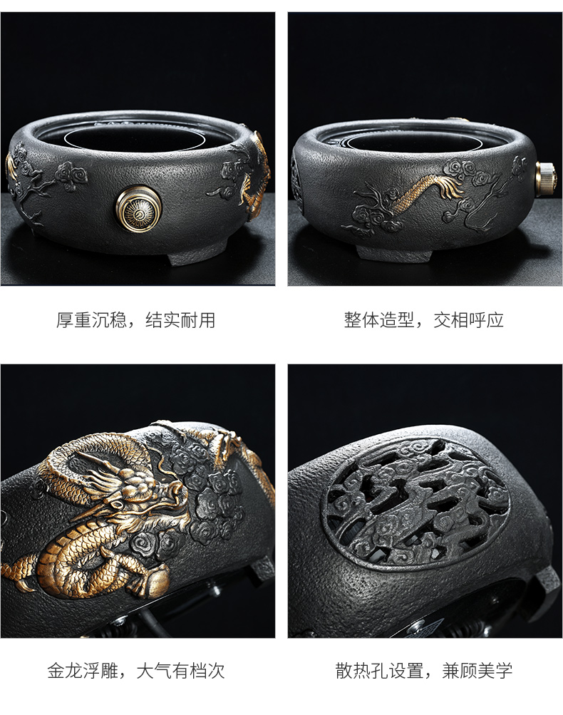 Beauty cabinet iron pot of boiled tea machine manual cast iron teapot home tea boiled tea stove'm imitation Japan electric TaoLu suits for