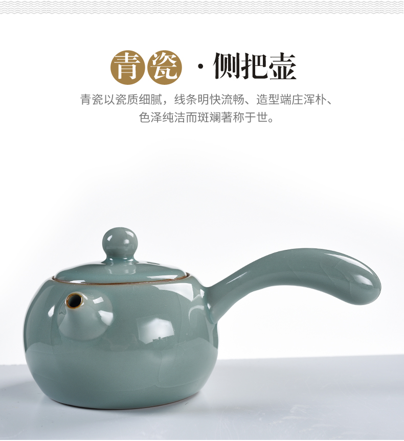 Beauty cabinet home side of your up teapot kung fu tea set on the ceramics up with a pot of two cups of a teapot