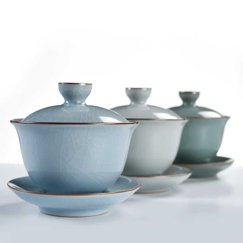 Beauty cabinet kung fu tea set your up only three large bowl with ceramic cup tea bowl tureen tea cups sliced open cups