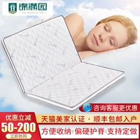 Gấp tấm nệm coco 1,5m1,2 mét Trẻ em khó kinh tế Simmons Tùy chỉnh nệm Palm - Nệm everon khuyến mãi