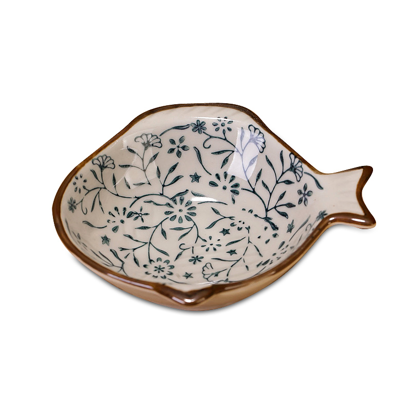Fashion creative little dish plate ceramic Japanese Korean express little fish sauce dish vinegar dish of soy sauce flavor dishes
