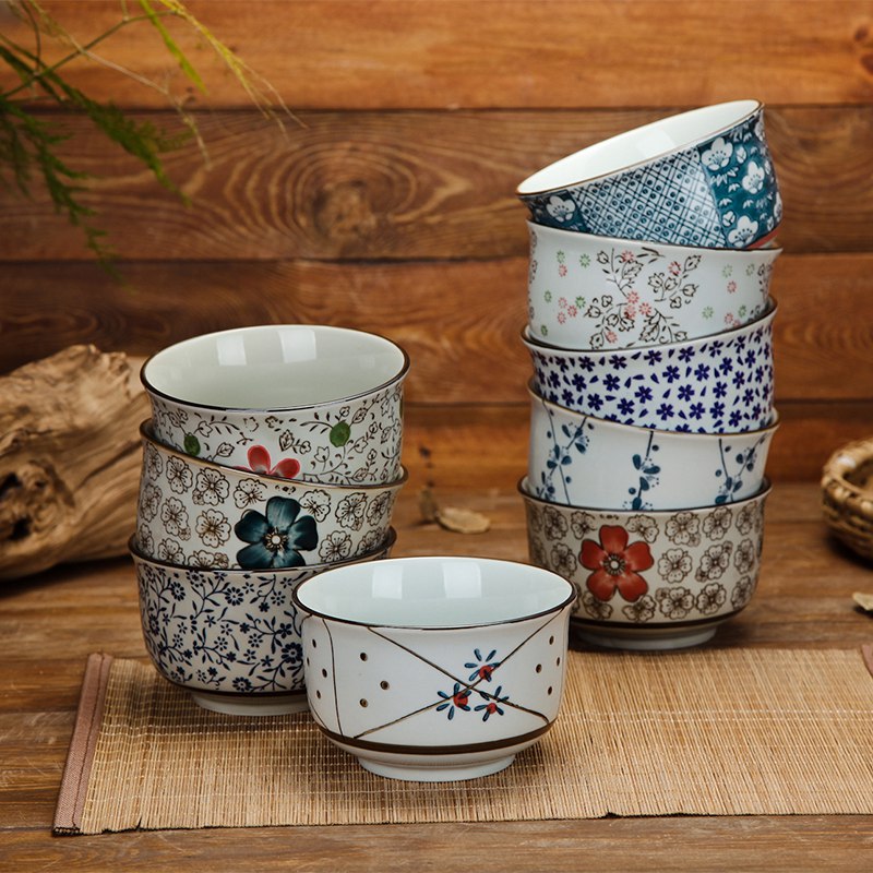 Japanese ceramics tableware ceramic bowl bowl of rice bowl soup bowl bowls 5 in Chesapeake ideas under the glaze color