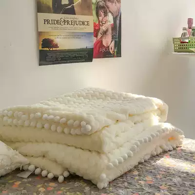 Excellent love home super good-looking blanket ins blogger same bedroom blanket lamb velvet cover living room casual blanket