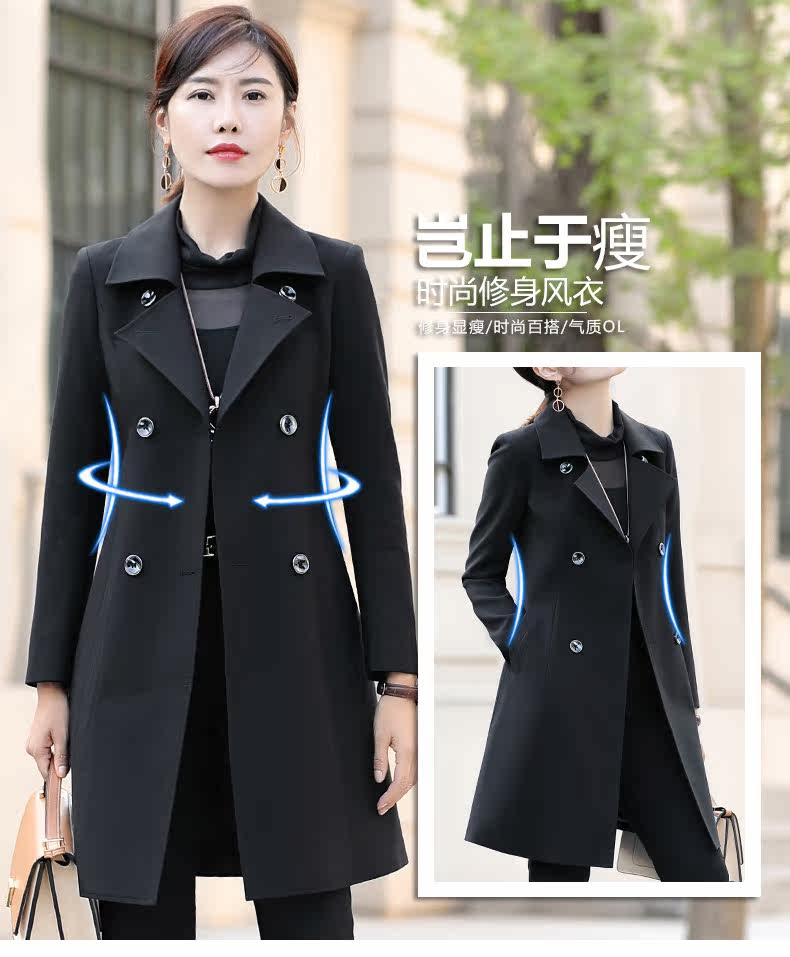 Trench pour femme DONNAZILAN     en Polyester - Ref 3227493 Image 9