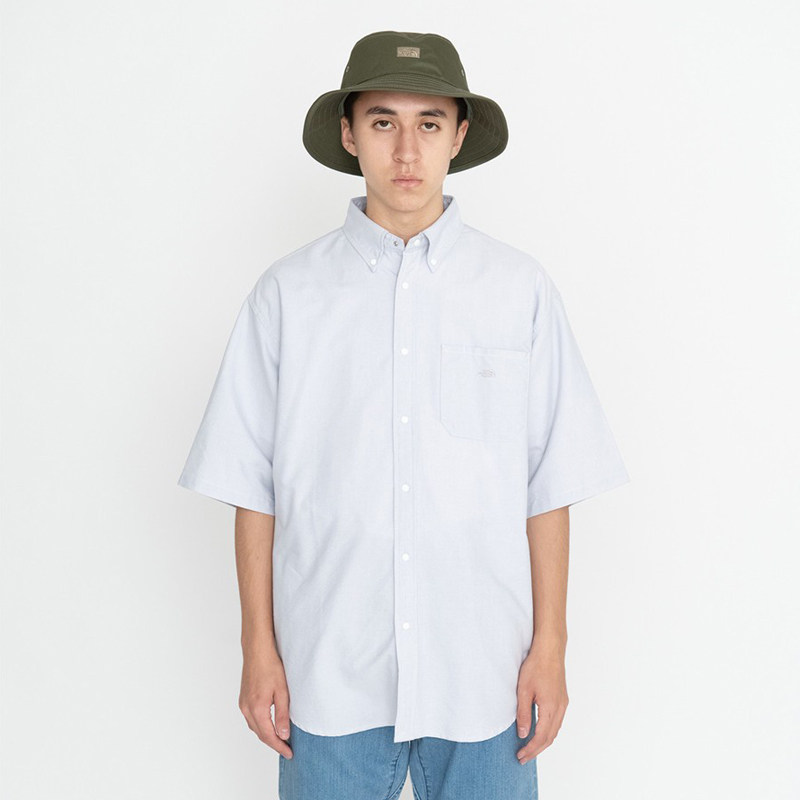 THE NORTH FACE Purple Label PURPLELABEL Stripe OX B D Big Short Sleeve Shirt