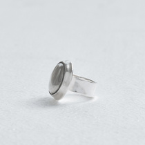 Spot enage Domed Ring 925 silver Japanese handmade round Ring silver Ring