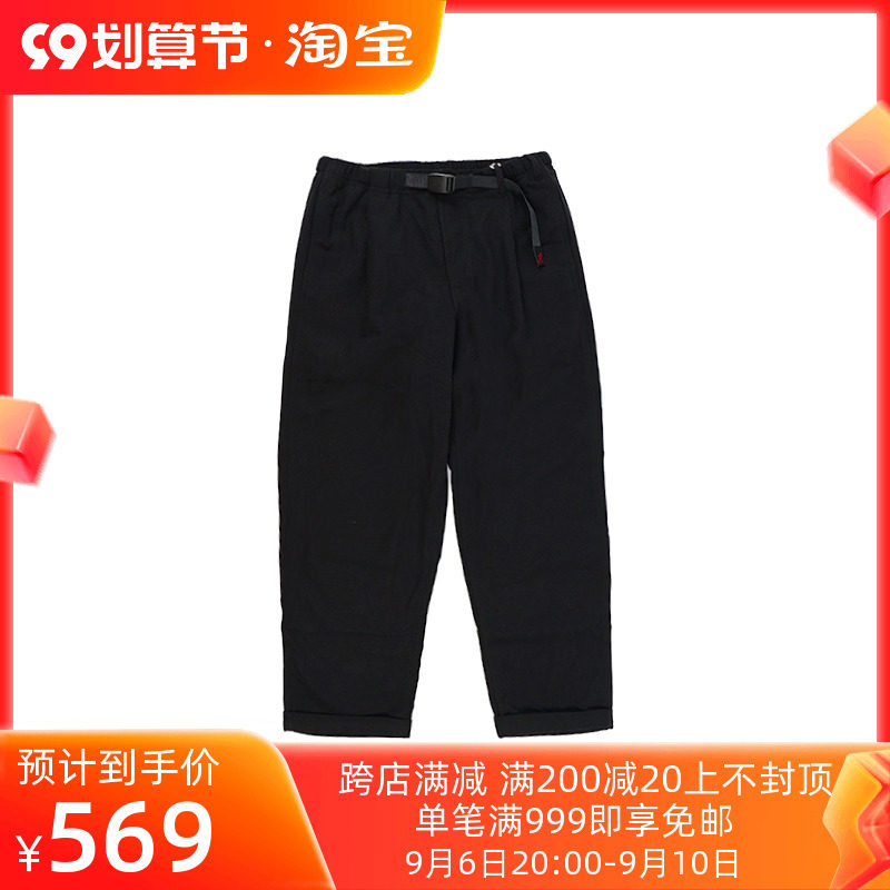 GRAMICCI WOOLBLEND TUCK PANTS Little Savage Wool Loose Tapered Casual Cropped Pants