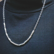 Spot enage Modern Beaded Necklace 925 silver Japanese handmade bucket bead stitching Necklace