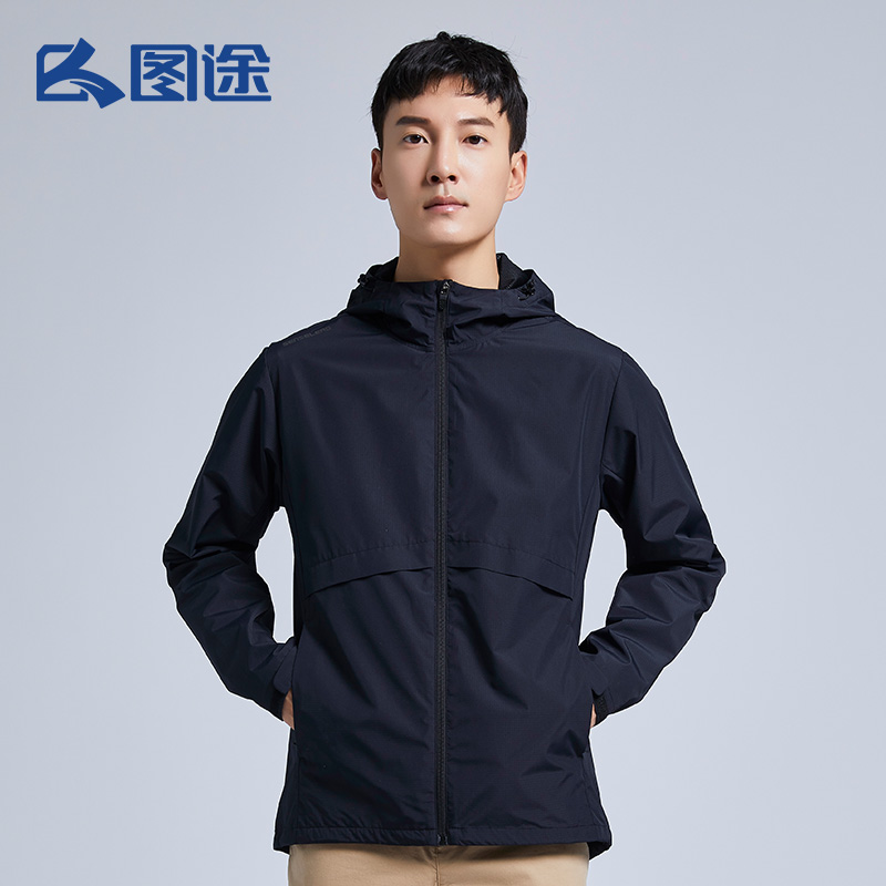 Tutu outdoor men's jacket 2022 autumn new windproof warm casual top cardigan hooded sports jacket
